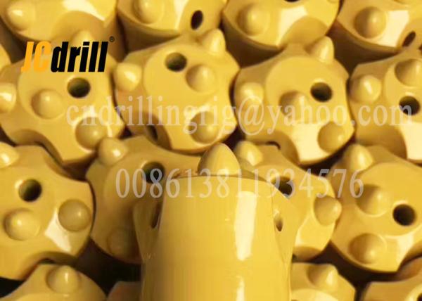 Cheap Metal Tungsten Carbide Drill Bits , Tapered Button Bits High Precision for sale