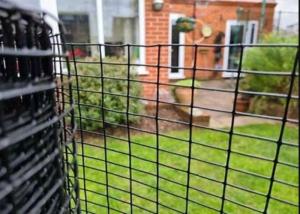 Retangle Hole PVC Coated Welded Mesh Rolls Welded Wire Fence Roll Anti Corrosion