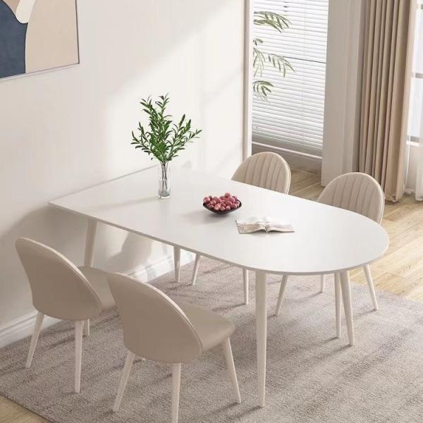 Cheap Customized Size 8 Seater Dining Table Set With Aluninum Table Base for sale