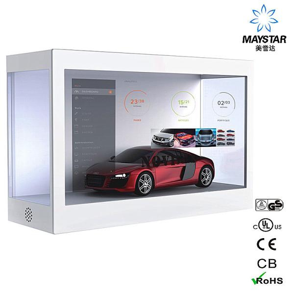 Cheap Automatic Restart Transparent Display Screen , See Through LCD USB Port for sale