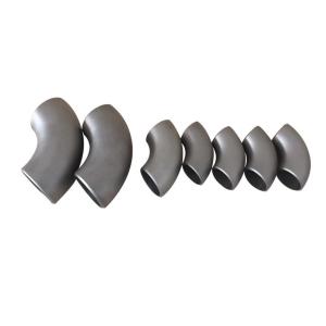 China Sch 40  Sch 80 Titanium Pipe Fittings Titanium Elbow For Polymer Production on sale