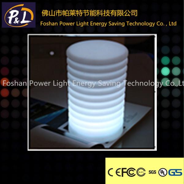 Cheap Wireless Color Changing Led Pillar Lamp with remote controller for sale