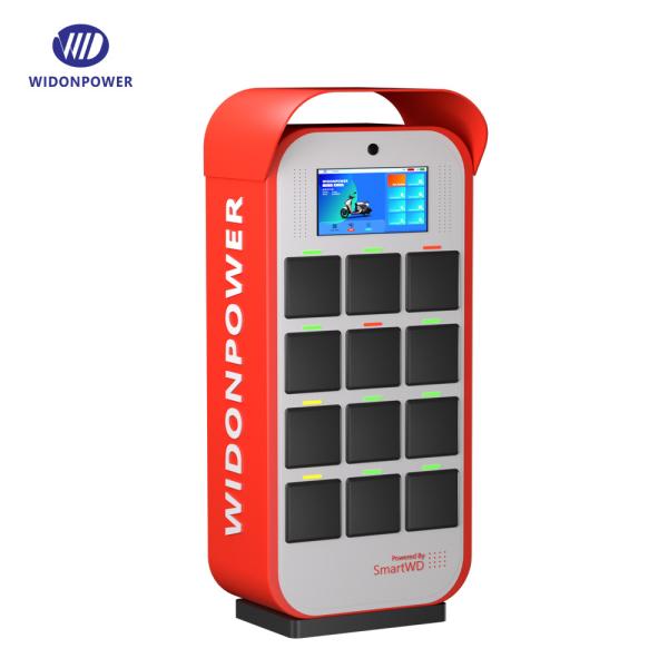 Cheap Steel Battery Swapping Station Remote Control Software Enabled 40-75V Dc Output for sale