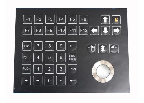 Cheap OMRON Switch Computer Mouse Trackball Industrial Membrane Keyboard 38 Keys for sale