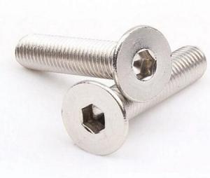 China DIN7991 Countersunk Head Screw Hex Socket Recessed Self Threading Screws Partially Thread on sale