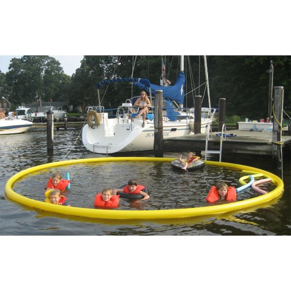 Cheap Customized Round Protective Inflatable Floating Boat Pool for sale