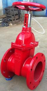 China Signal DI Resilient Seated Gate Valve  With Indicator For Fire Fighting DN40 ~ DN 1200 on sale