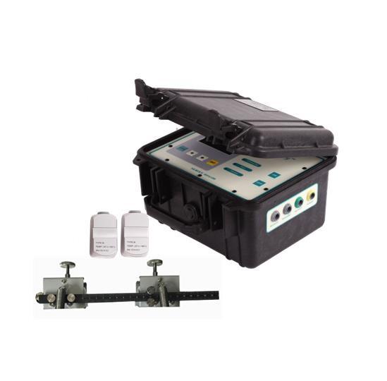Cheap Aluminum Sensor Portable Ultrasonic Flow Meter 0.003m/S Sensitivity for sale