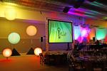 2000W Inflatable Led Light With Halogen Lamp , Moon Inflatable Led Balloon