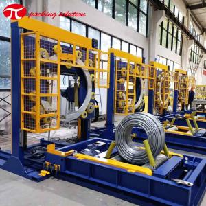 Best Customized Steel Coil Packing Line With Stacking System And Unloading System wholesale