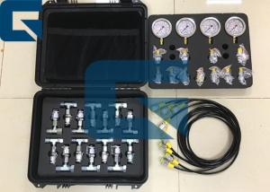 China Excavator Hydraulic Pressure Gauge / Hydraulic Brake Pressure Gas / Pressure Portable Test Kit on sale