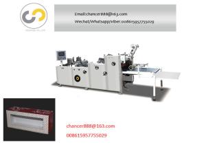 Napkins paper box window patching machine,  automatic box pasting machine