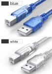 24AWG USB Printer Cable USB 2.0 Type A Male to B Male Extension Cable for