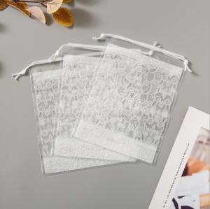 Best Semitransparent Personalised Drawstring Bag Waterproof For Clothing Shoes Toiletries wholesale