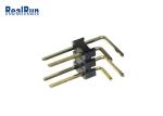 LCP PA6T PBT Pcb Header Connector UL94V-0 Dual Row Header Connector