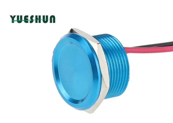 Cheap Metal Normally Open Push Button Switch 25mm Mounting Panel Easy Installation for sale