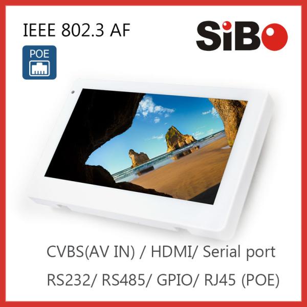 Cheap Customized 7 Inch Wall Mounted User Interface Terminal Andriod OS Touch Panel Q896S for sale