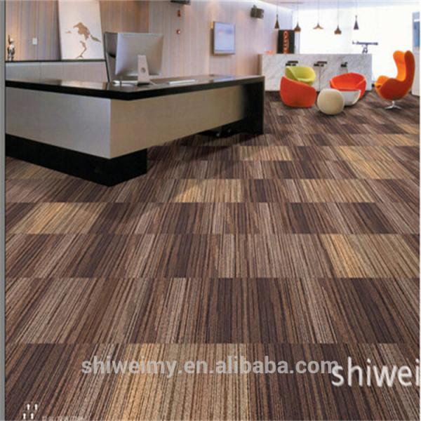 Cheap Striped gradient color Nylon 66 carpet tile for Hotel/office for sale