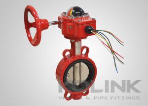 Best Fire Protection Resilient Seated Butterfly Valve With Tamper Switch wholesale