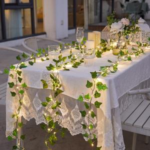 China 75lm/w IP65 Waterproof LED Fairy String Lights LED Leaf Garland Light on sale