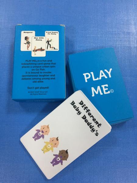 Cheap Full Color Custom Printable Cards Educational Playing With Wooden Tin Box for sale
