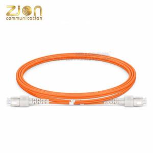China SC UPC To SC UPC Patch Cord Duplex OM1 Multimode PVC LSZH Jacket on sale