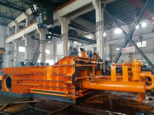 Motor Powerd Scrap Baler Machine / Scrap Baling Machine High Density Double Master Cylinder
