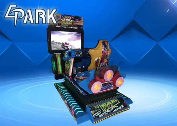 Cheap Dynamic Motion 3d Simulator Arcade Machine , 55 Inch Screen Full Motion Racing Car Video Games for sale