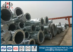 Best AWS D 1.1 Polygonal Electric Power Poles with Cross Arms for Overhead Project 30m Height wholesale