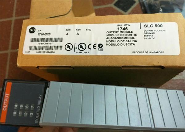 Cheap  SLC500 1746-OX8 Output Module Ser: A 240VAC/125VDC Digital Input Output Module for sale