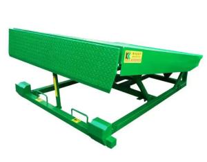 Stationary Hydraulic Powered Loading Dock Leveler With Customizable Deck Height And Platform Size Container Loading