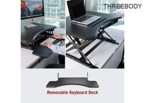 China Mdf Density Board Height Adjustable Standing Desk , Home Stand Up Computer Desk on sale