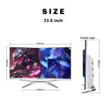 Curved 27 Inch All In One Pc with Intel Core I5 Processor and Included Mouse