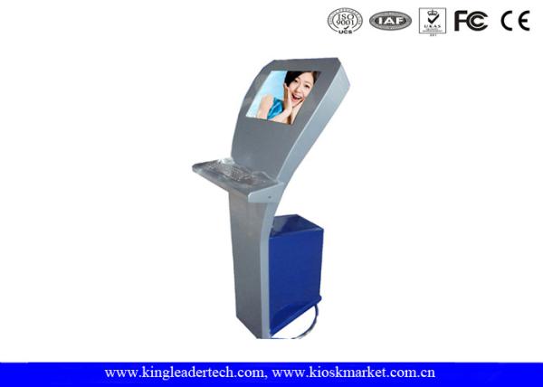 Cheap Indoor Information Internet Touch Screen Self Service Kiosk For Interactive Manner for sale