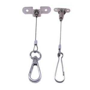 Best Customized Safety Lock Wire Tethers Wire Rope Assemblies For Lighting System wholesale