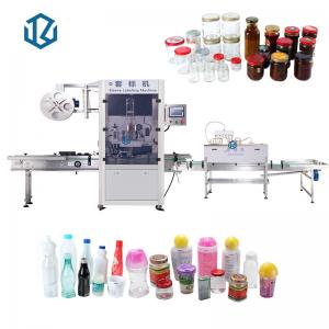 Best Pet Plastic Glass Bottle Sleeve Labeling Equipment Heat Packing Machine With Shrink Tunnel wholesale