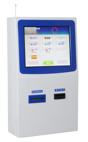 Cheap Innovative Wireless Internet Cash Payment Kiosk For Building Hall for sale