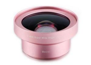 Best Portable External Phone Camera Lens , 0.65X Phone Camera Macro Lens 75g wholesale