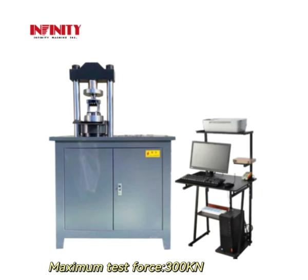 Stable Performance 300KN Micro Electro Hydraulic Servo Compression Testing