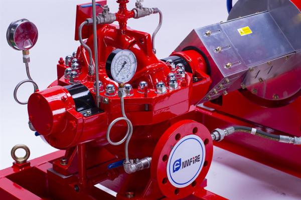 Cheap Single Stage Split Case Horizontal Fire Pump Set Driven by Diesel Engine  UL / FM Certified for sale