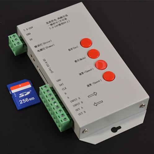 T-1000S,LED sd card pixel controller;full color;SPI signal output;2048 pixels