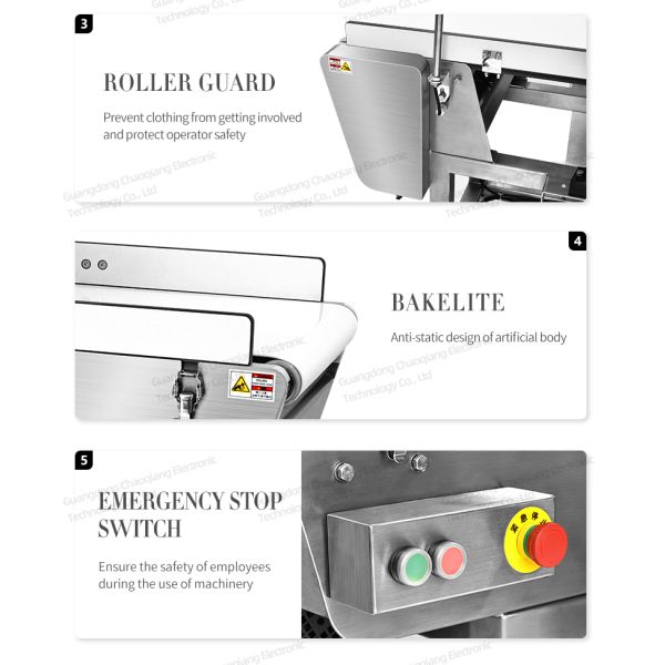 PLC Control Metal Detector Machine