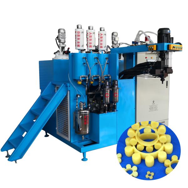 Cheap Polyurethane Cushion Buffer 25kW PU Casting Machine for sale