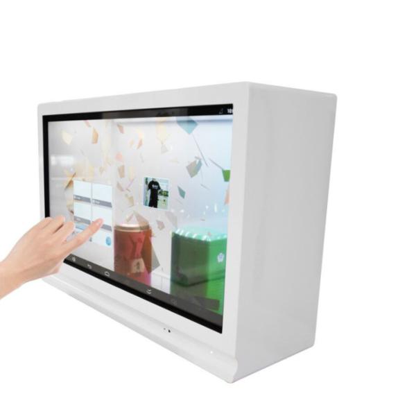 Cheap Thin Publish Brightness Network Transparent Lcd Showcase Advertising Display for sale