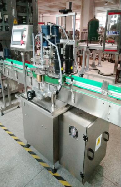 Cheap PLC Controlled Linear Multi Function Bottle Semi Automatic Capper for sale
