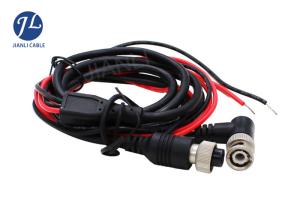 China 4 Pin Backup Camera Cable Extension With BNC Adapter For Taxi Camera System on sale
