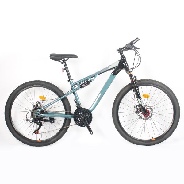 Cheap 24 Speed Mountain Bike With Shimano Tourney Rear Derailleur And Suntour XCT Fork for sale
