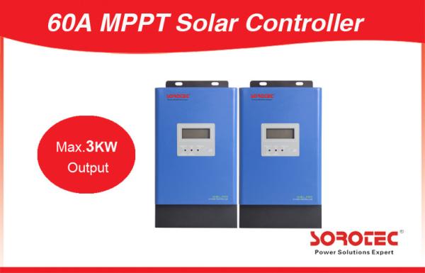 Cheap 60A With Communication Port Max 3000W Output 48V MPPT Solar Charge Controller for sale