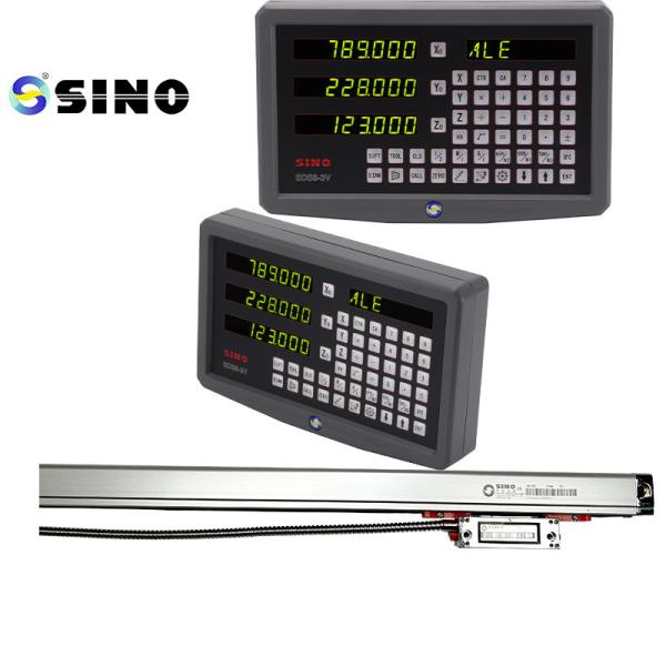 Cheap TTL Glass Scale Ruler With 5um 3 Axis Digital Readout DRO SDS6-3V 5micron Linear Encoder for sale