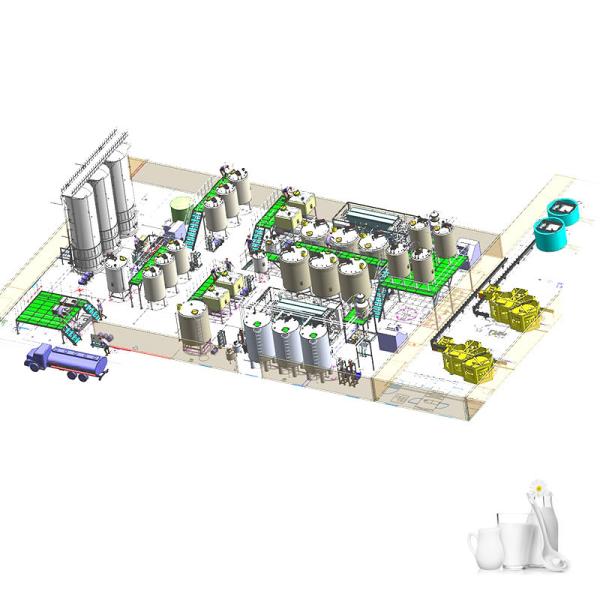 Cheap 10000L / Day UHT Milk Processing Line With Milk Processing Unit 250 - 1000ml for sale